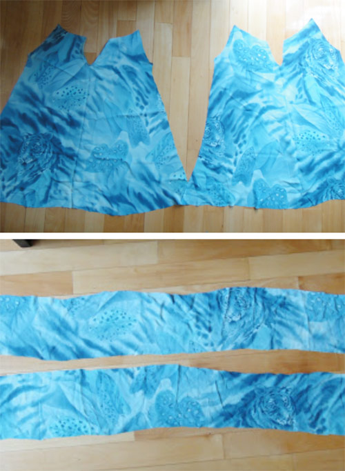 Hướng dẫn may váy maxi đi biển