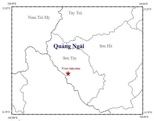 Lại xảy ra động đất ở Quảng Ngãi - 1