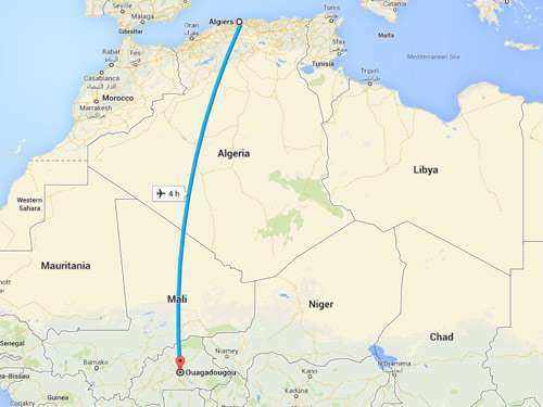 Máy bay chở 116 người của Algeria đột nhiên mất tích - 2