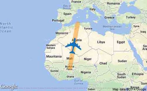Máy bay chở 116 người của Algeria gặp nạn - 1