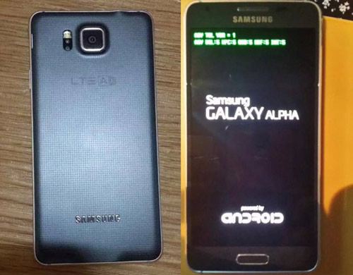 Lộ ảnh Galaxy Alpha khung kim loại, màn hình 4,7 inch - 1