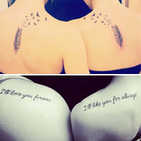 Bạn trẻ - Cuộc sống - Giới trẻ rộ mốt xăm kết nối tình chị em