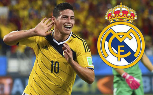Real Madrid tốn 165 triệu euro vì James Rodriguez - 1