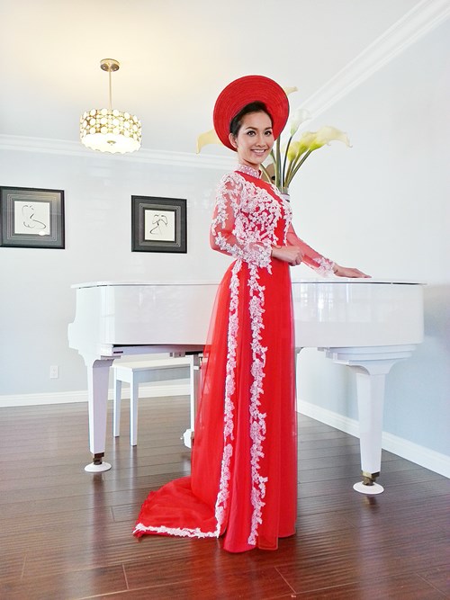 Kim Hiền hạnh phúc trong ngày cưới tại Mỹ - 4