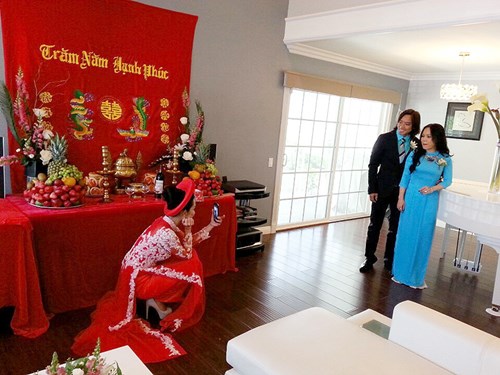 Kim Hiền hạnh phúc trong ngày cưới tại Mỹ - 3