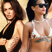 Làm đẹp - Soi hình xăm "chỗ kín" của người đẹp