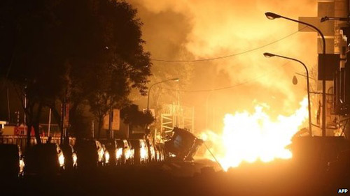 Nổ gas hàng loạt ở Đài Loan, 20 người thiệt mạng - 1