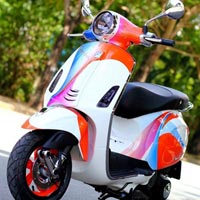 Ô tô - Xe máy - Vespa Primavera sơn phối màu hình nền điện thoại Sony