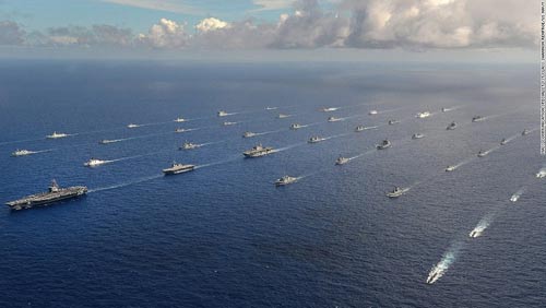 Ảnh: Cuộc tập trận hải quân lớn nhất thế giới - 1