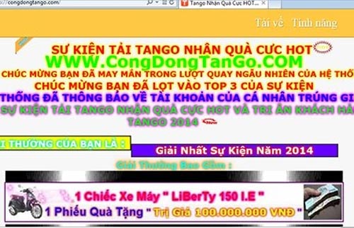 Mất hàng chục triệu đồng vì… trúng thưởng - 2