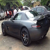 Ô tô - Xe máy - Mercedes-Benz SLS AMG thứ ba tại Việt Nam có biển số