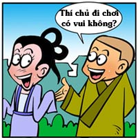 Cười 24h - Thiếu Lâm hài (10): Nữ thí chủ tham ăn