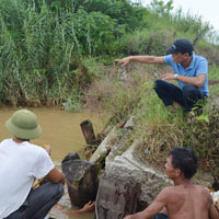 Hộp sọ tìm thấy trên sông Hồng không phải của chị Huyền