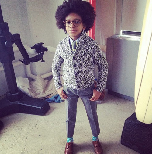 Vị giám đốc 10 tuổi gây "sốt" vì mặc đẹp - 14