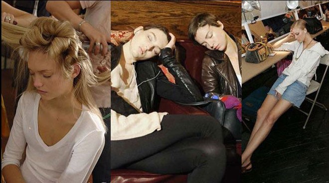 Hậu trường ăn vội, ngủ vạ vật của mẫu quốc tế - 6