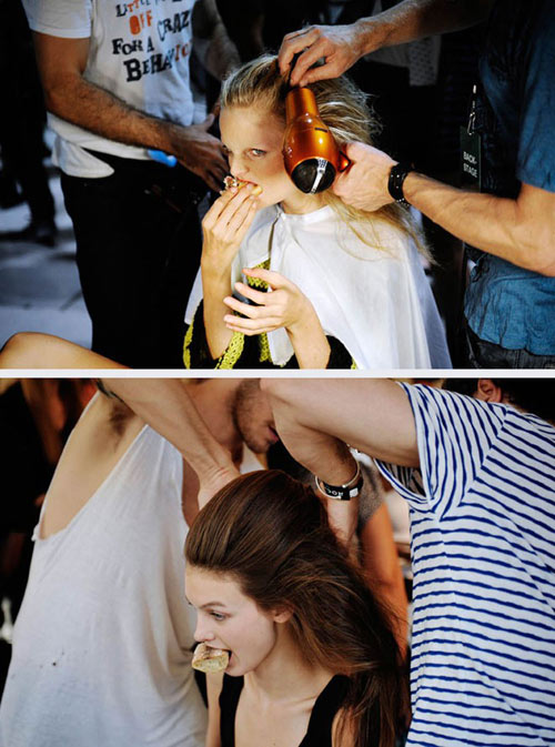 Hậu trường ăn vội, ngủ vạ vật của mẫu quốc tế - 11