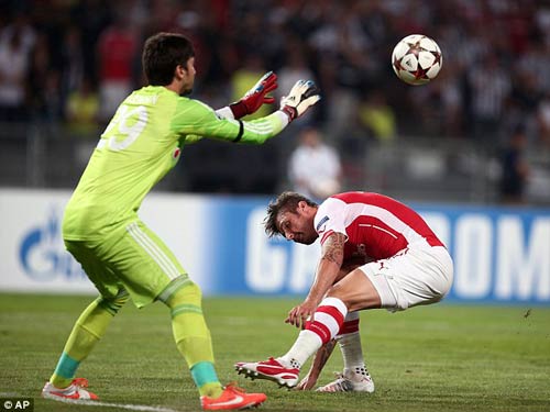 Arsenal: Giroud không thể là “nhân tố gây sợ hãi” - 1