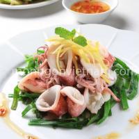 Ẩm thực - Mực hấp hành gừng thơm lừng hấp dẫn