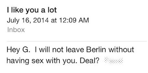 “Anh sẽ không rời khỏi Berlin nếu chưa được ân ái với em!” - 3