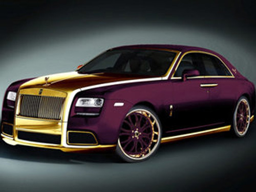 Rolls royce phantom bọc 120kg vàng khối trị giá 170 tỷ đồng