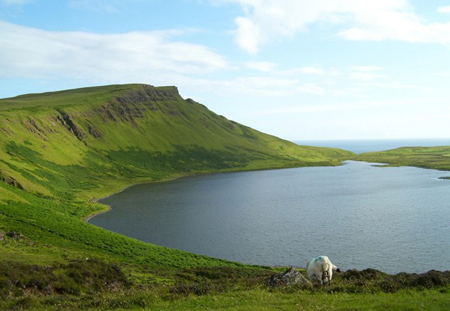 18. Isle of Skye, Scotland:&nbsp;Isle of Skye là hòn đảo lớn nhất cực Bắc của Inner Hebrides, Scotland. Ngắm nhìn đồng cỏ xanh và những vách đá lởm chởm ở đảo này, bạn sẽ có cảm giác như mình đang ở trong một cảnh của bộ phim Chúa tể của những chiếc nhẫn.
