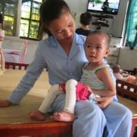 Chùm ảnh: Cuộc sống mới của bé Tâm Anh chùa Bồ Đề