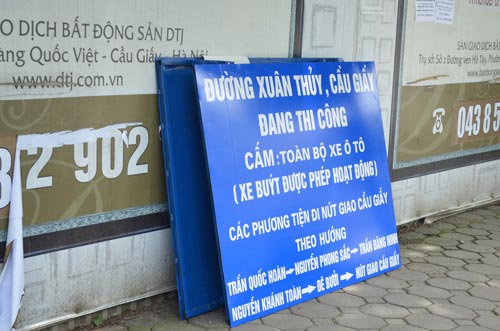 Sau nghỉ lễ 2/9, HN cấm ô tô tuyến Xuân Thủy-Cầu Giấy - 8