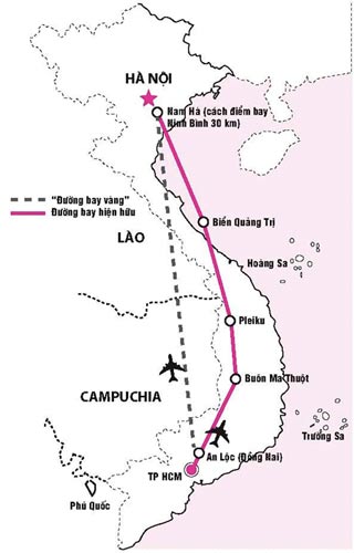 29/8, bay thử nghiệm đường bay thẳng Hà Nội - TP HCM - 1