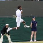 Thể thao - Siêu phẩm Flying Forehand của ''gã điên'' Monfils