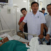 Tai nạn thảm khốc: Chuyển bệnh nhân nặng lên tuyến trên