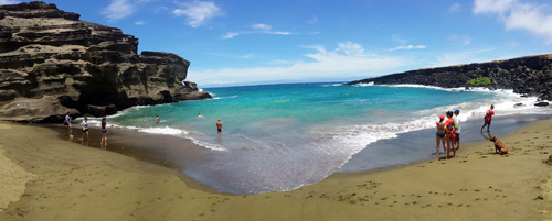 Bãi biển cát xanh lạ kỳ ở Hawaii - 12