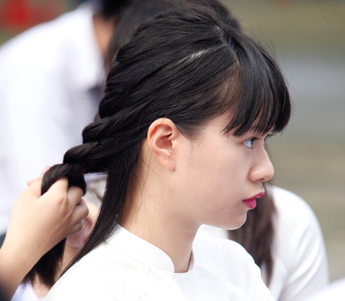 Nữ sinh Hà Nội rạng rỡ ngày tựu trường - 14