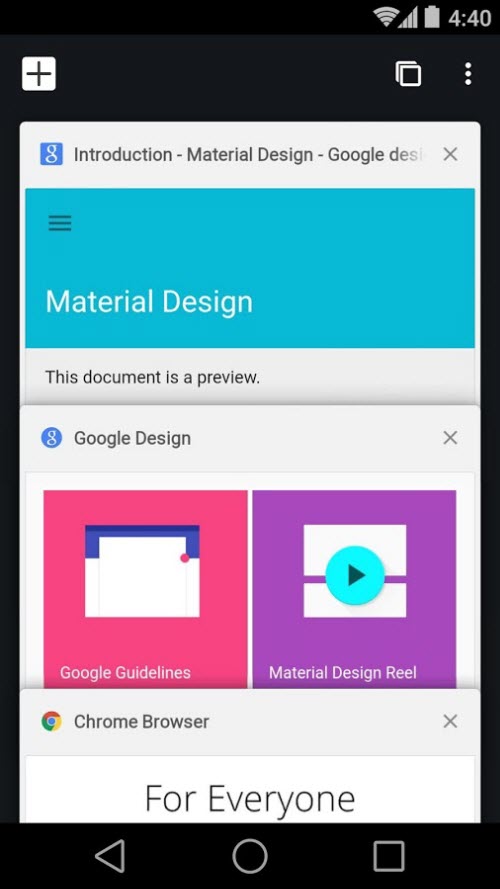 Chrome 37 trình làng trên Android: Giao diện Material Design - 1
