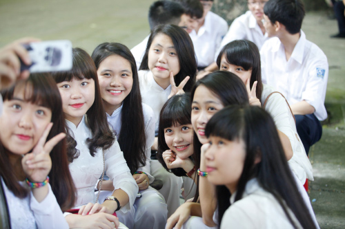 Nữ sinh Hà Nội rạng rỡ ngày tựu trường - 2