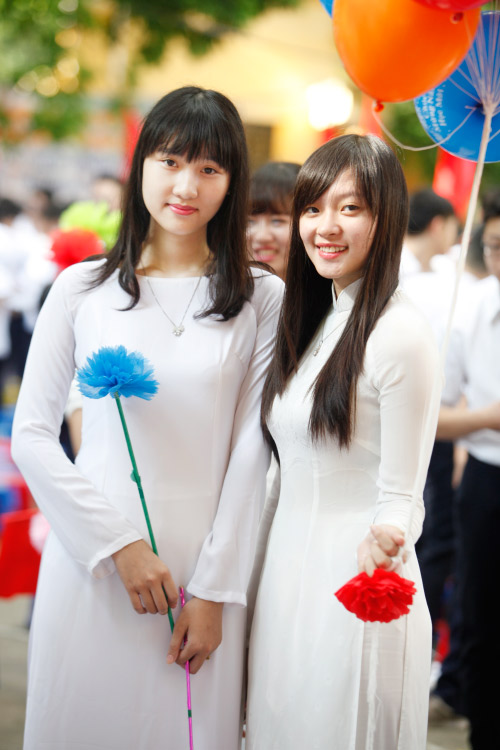 Nữ sinh Hà Nội rạng rỡ ngày tựu trường - 6