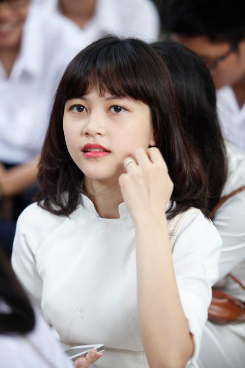 Nữ sinh Hà Nội rạng rỡ ngày tựu trường - 5