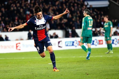 Cavani nâng cánh PSG tại vòng 4 Ligue-1 - 1