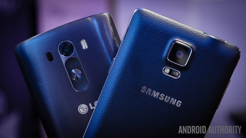 Galaxy Note 4 vs LG G3: Hàng “khủng” đối đầu - 1