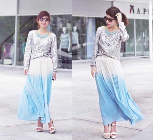 Mốt mặc màu loang đang "làm mưa, làm gió" - 4