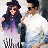 Bí quyết mặc đẹp - Mốt mặc màu loang đang "làm mưa, làm gió"