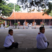 Giáo dục - du học - Giữa Thủ đô: Trường học cũng chính là... đình làng