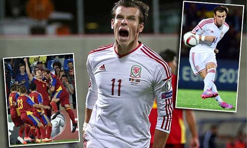 Bale đá phạt như Ronaldo, xứ Wales thắng ngược - 1