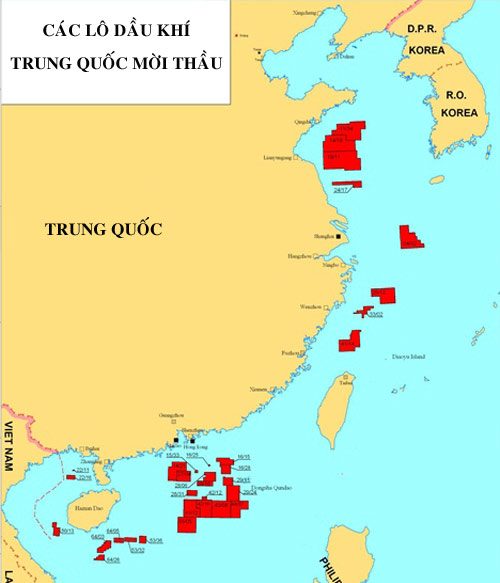 TQ mời thầu khai thác dầu khí trên Biển Đông - 1