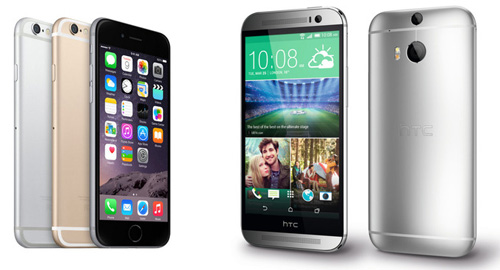 iPhone 6 so tài cao thấp với HTC One M8 - 2