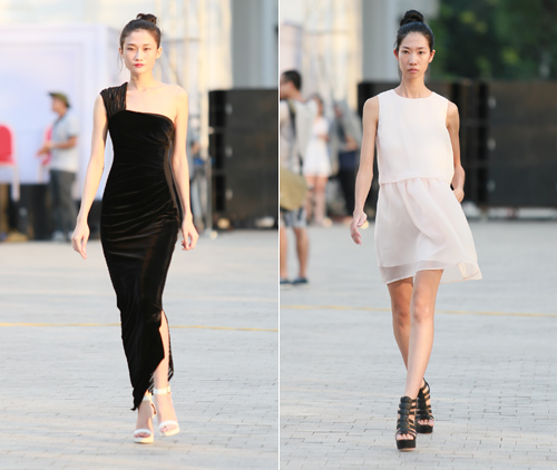 Hoàng Yến, Trúc Diễm để mặt mộc đi tập catwalk - 5