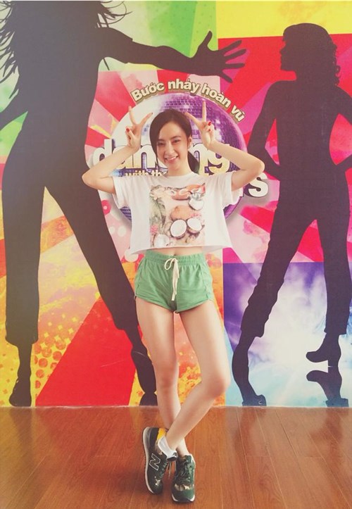 Phương Trinh khoe ảnh tập múa cột vì Bước nhảy hoàn vũ - 4