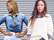 Bí quyết mặc đẹp - Cùng sơ mi denim duyên dáng bước vào thu