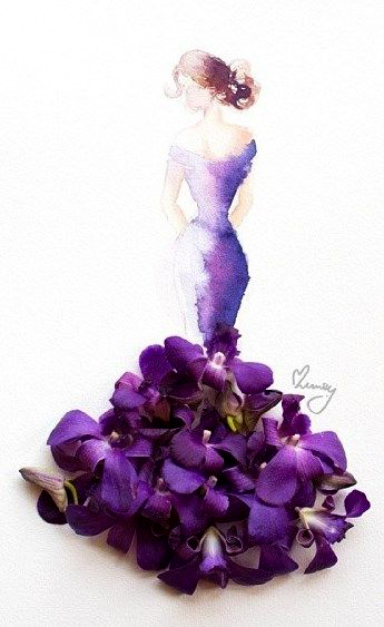 Váy, áo làm từ hoa tươi gây mê hoặc lòng người - 19