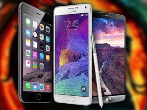 Hàng “khủng” iPhone 6 Plus, Galaxy Note 4 và LG G3 so tài