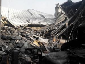 Tin tức trong ngày - Công ty mực in Nhật Bản hoang tàn sau hỏa hoạn